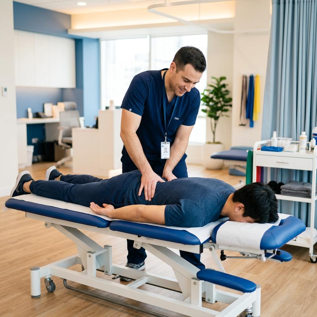 Manual therapy session